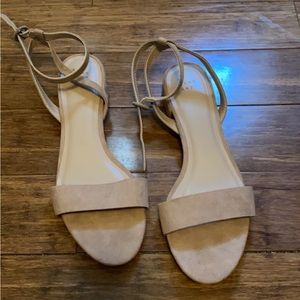 Target brand nude sandals